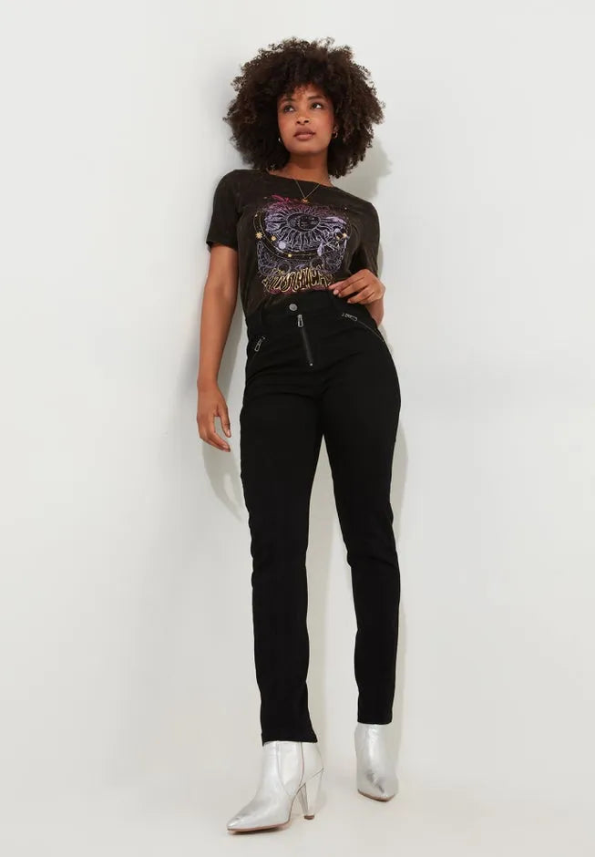 Stretch Denim Rocker Skinny Jean