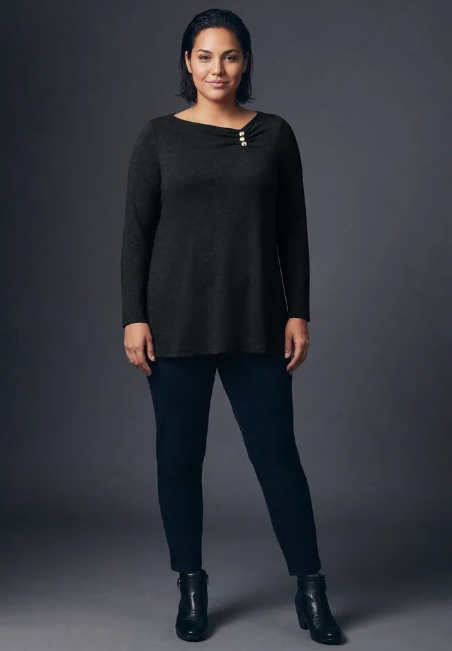 Della Hacci Shirred Tunic
